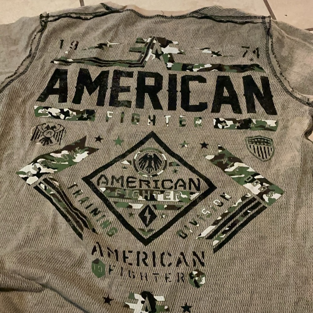 American Fighter Camo Graphic Shirt